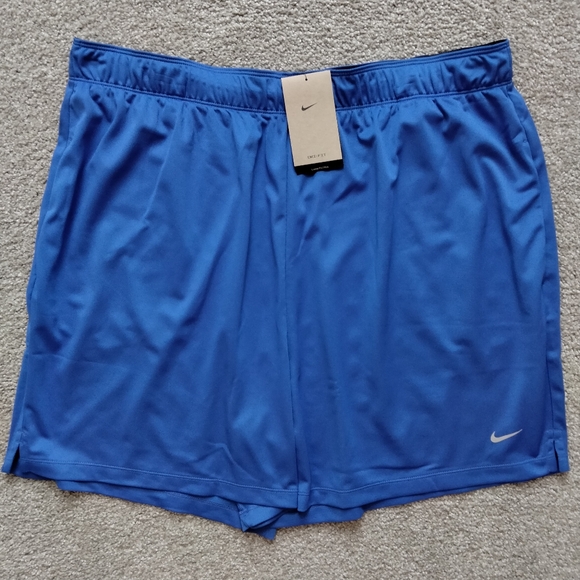 Nike Pants - NWT 3X Nike Dri-Fit Loose Royal Blue Active Gym Training Mesh Shorts
